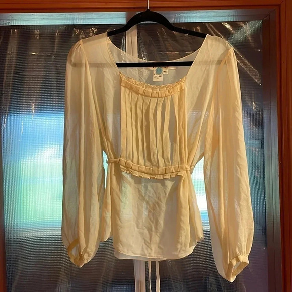 Studio M, Woman’s Sheer Blouse, Sz XL, Excellent Condition - Picture 1 of 4